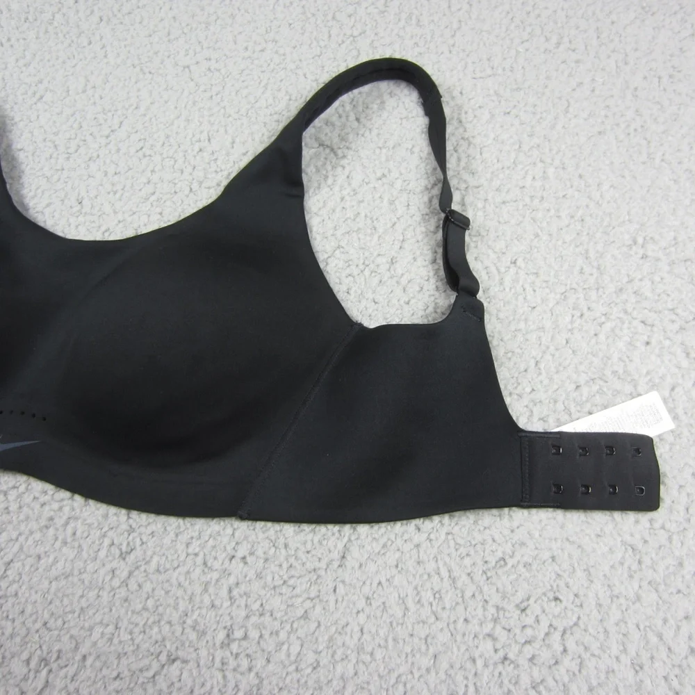 Nike DRI-FIT Sport Bra womens XS Black Stretchy Comfy Gym Yoga Run Comfy - Picture 8 of 16